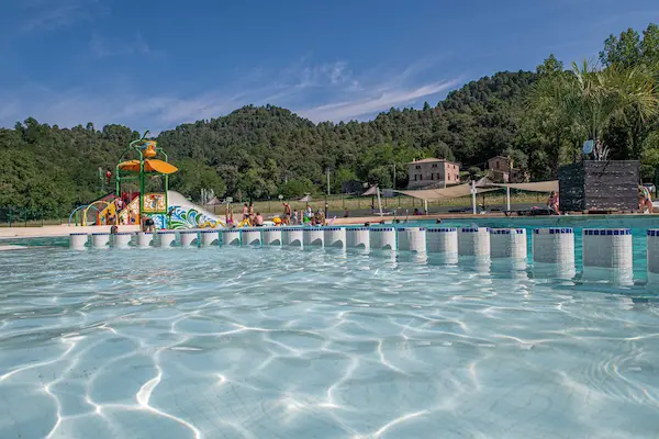 pateaugeoire piscine camping Anduze